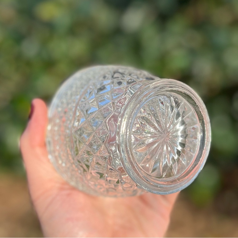 Vintage Cut Glass Sugar Dish - Picture 5 of 5